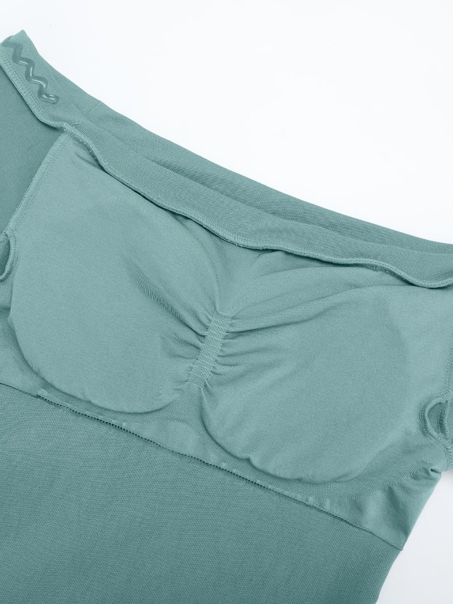 Eco-Friendly Seamless Short-Sleeved Shaping Dress