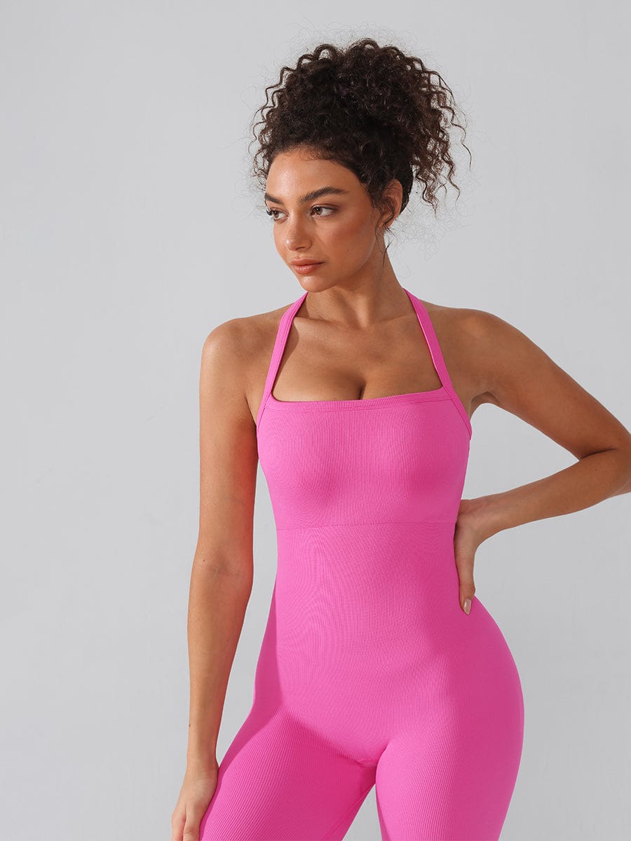 Seamless Sporty Sculpt Jumpsuit with Waist and Tummy Control