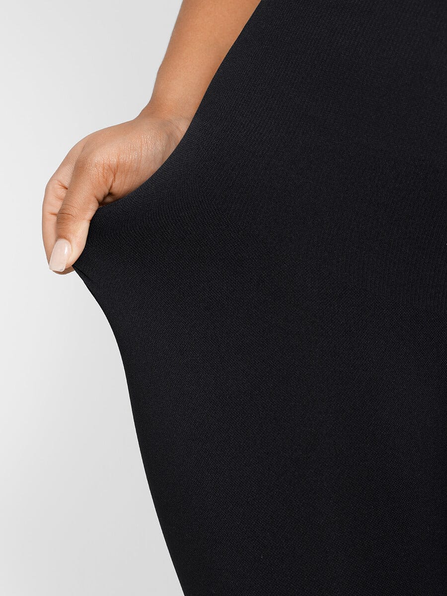 Chic Seamless Square Neck Flared Jumpsuit