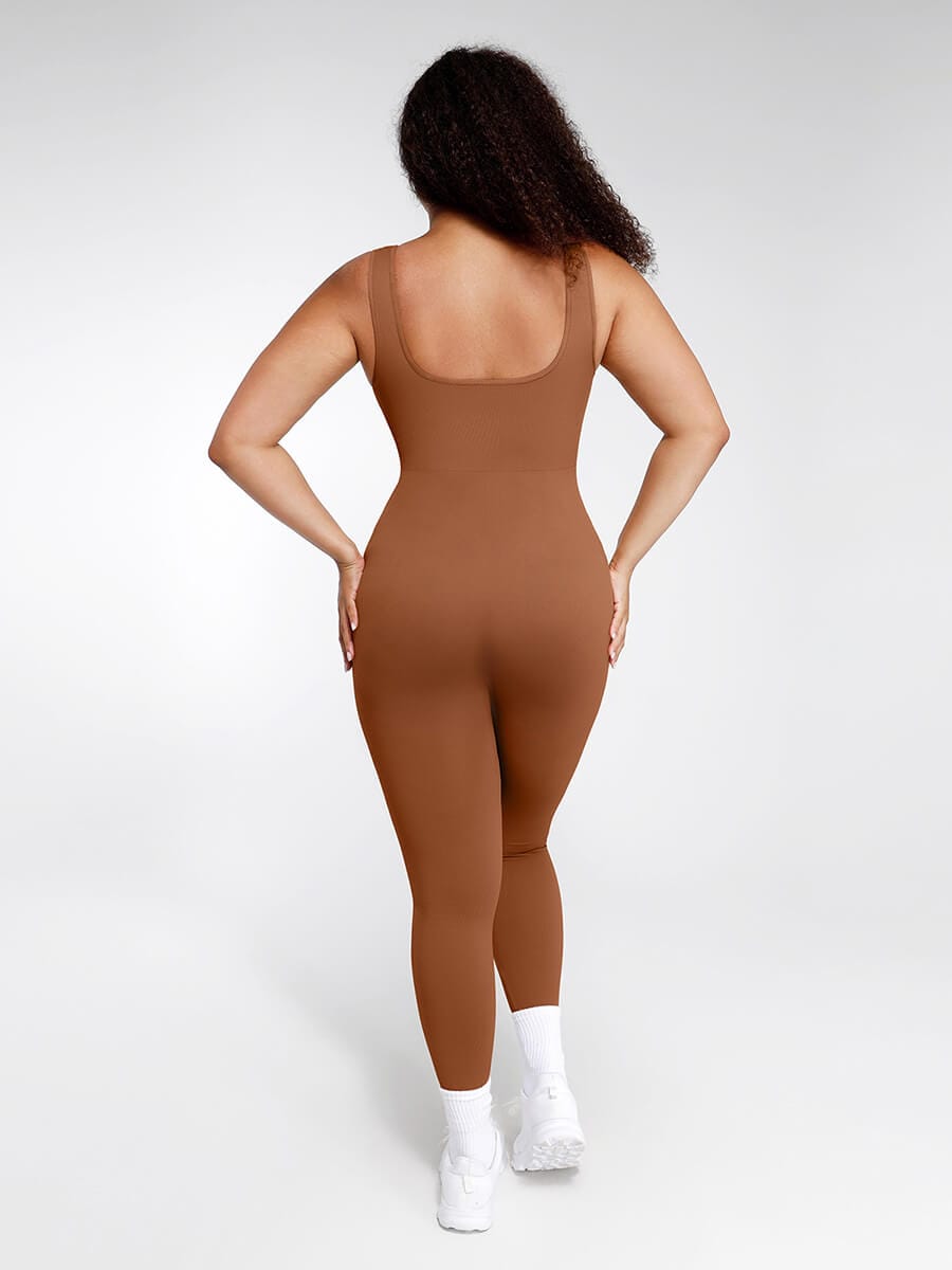 Eco-Friendly Maternity Support Jumpsuit with Back Lift
