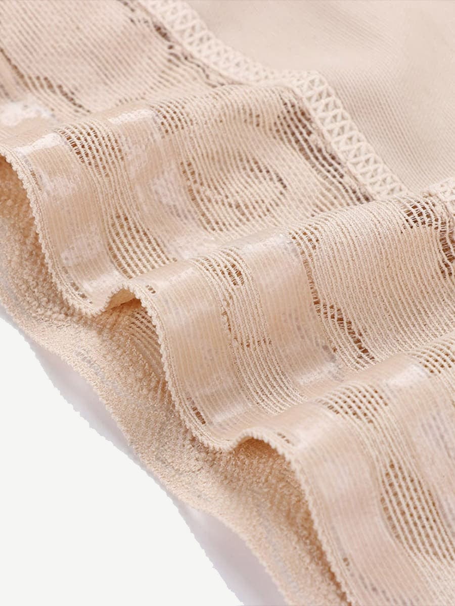 Detachable Straps Post-Op Full Body Shaper with Zipper Tummy Control