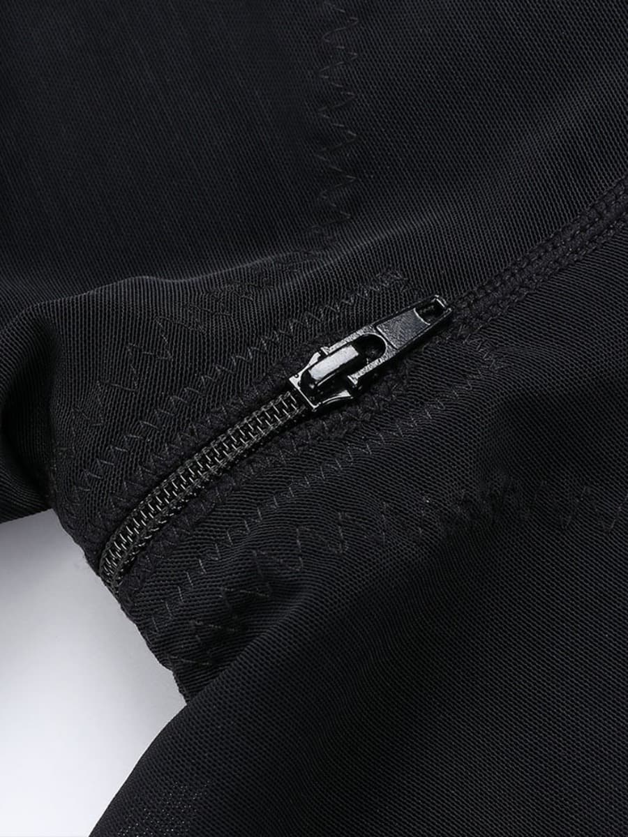 Detachable Straps Post-Op Full Body Shaper with Zipper Tummy Control