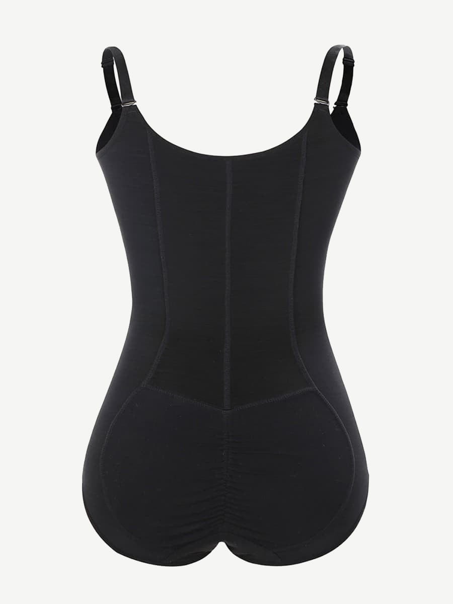 Plus Size Post-Surgery Full Body Shaper with Invisible Zipper and Comfort Fit