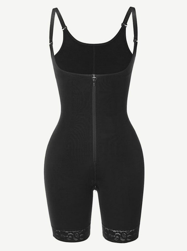 Slim & Sculpt Full Body Shaper with Adjustable Support