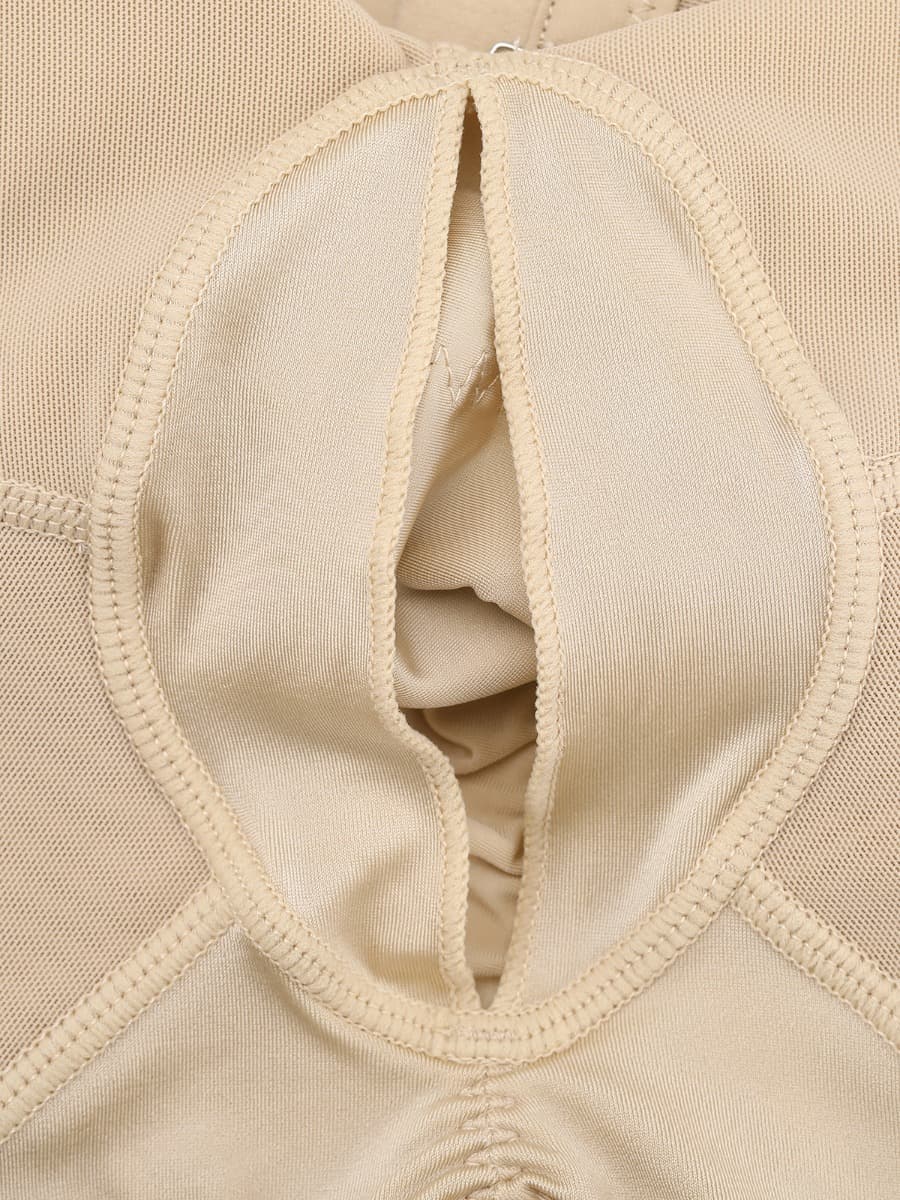High-Waist Knee-Length Post Surgery Shapewear Shorts
