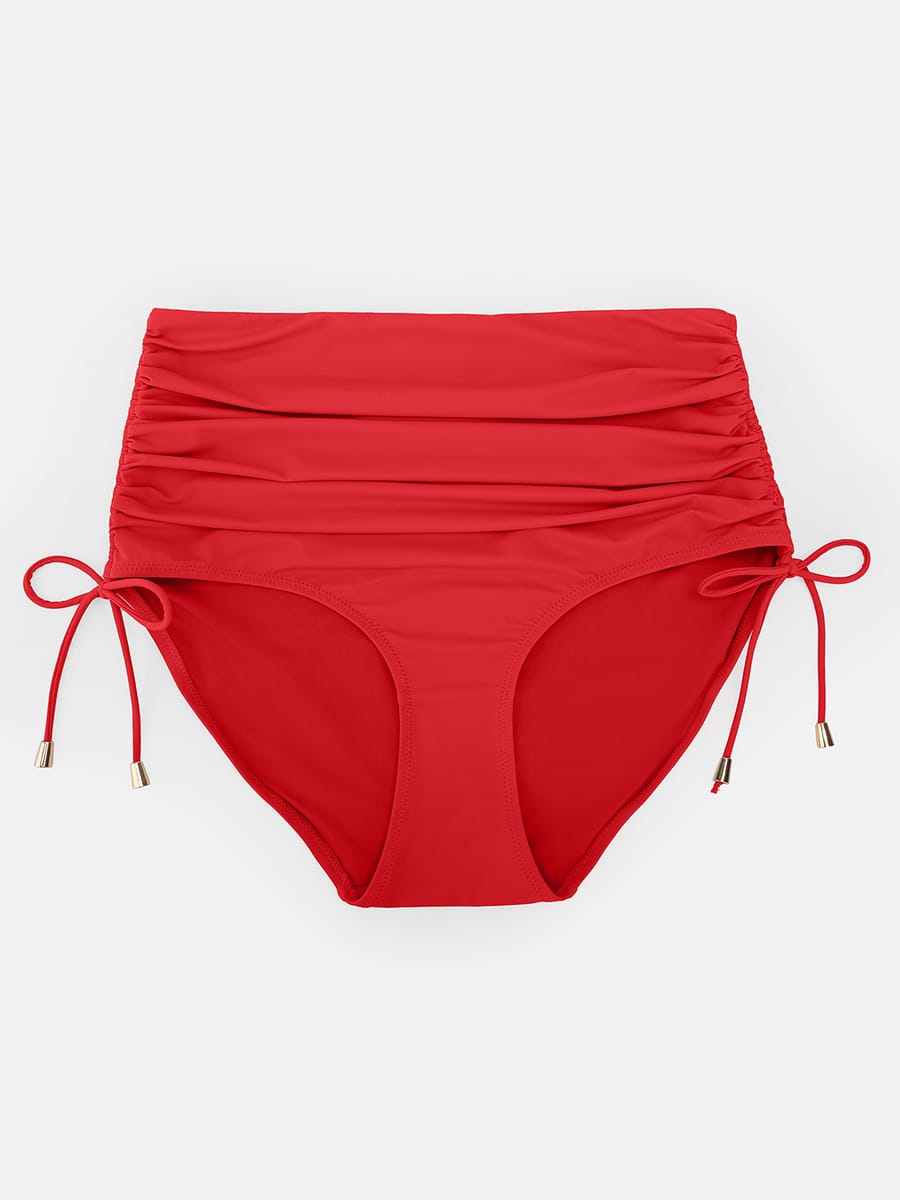 Deep V Tummy Control Swimsuit with Stylish Metal Ring