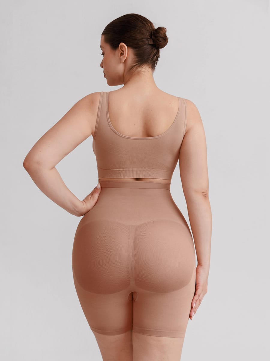 Seamless High-Waist Tummy Control Shorts - Sculpt & Lift