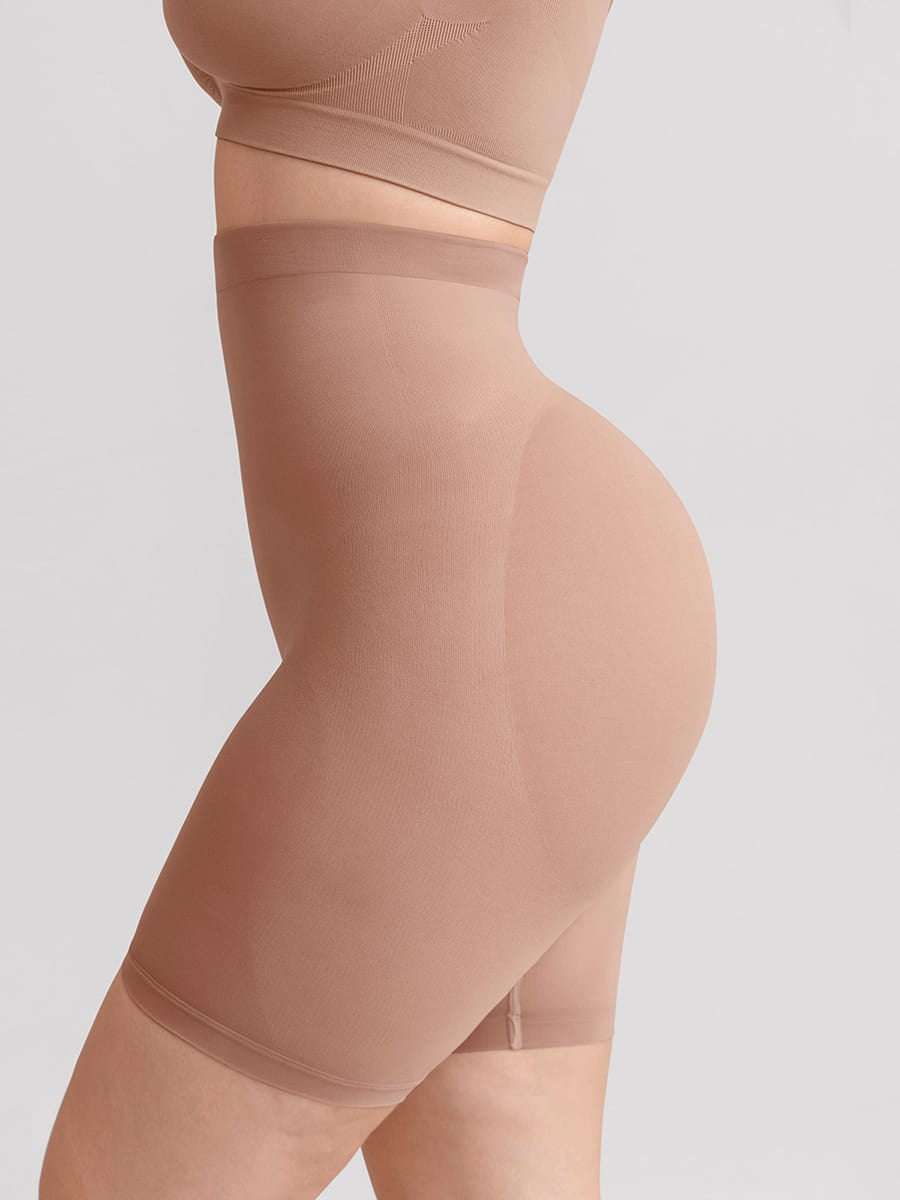 Seamless High-Waist Tummy Control Shorts - Sculpt & Lift