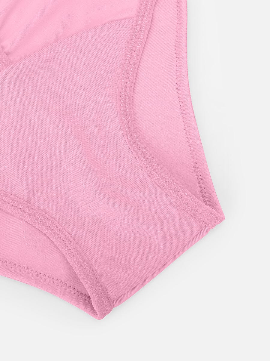 High-Waist Antibacterial Shapewear with Stretch Elastic Support