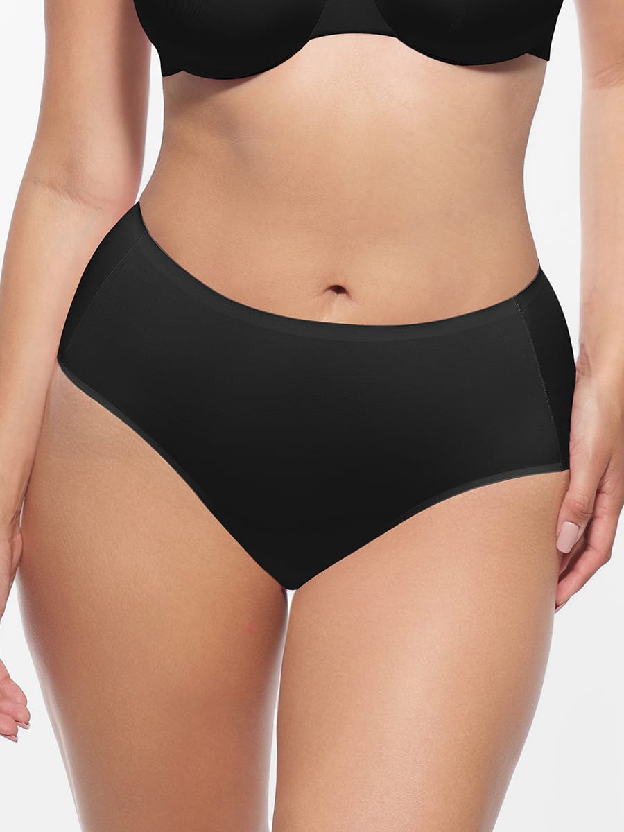 Cloud-Soft Mid-Waist Comfort Briefs