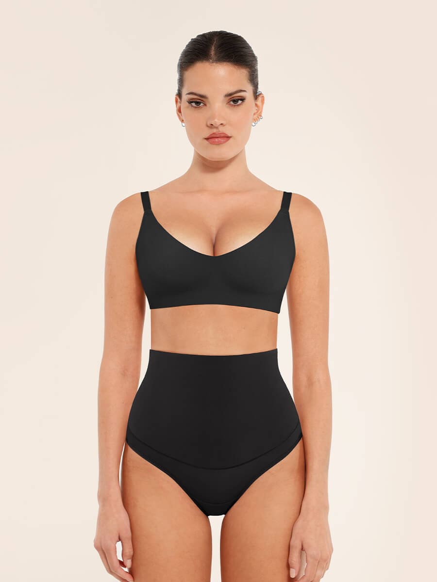 High Waist Tummy Control Thong for a Sleek Silhouette