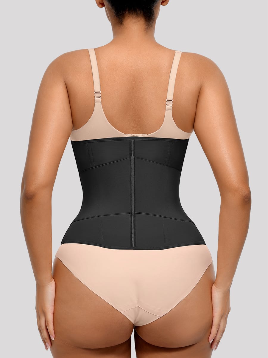 11 Steel-Boned Zippered Tummy Control Vest