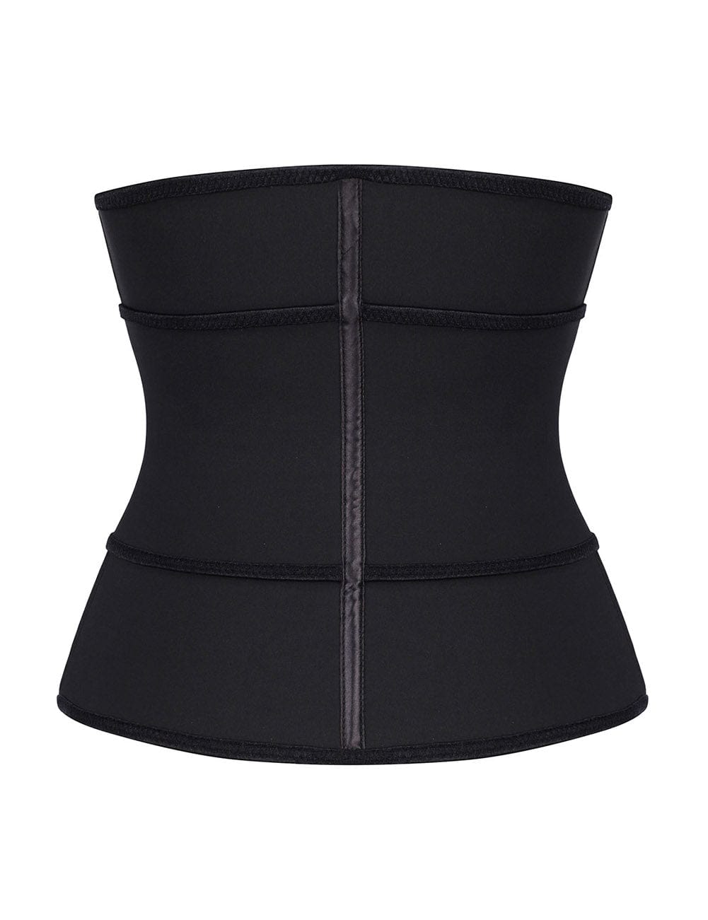 Ultimate Slimming Black Double Layer Waist Trainer with Steel Boning