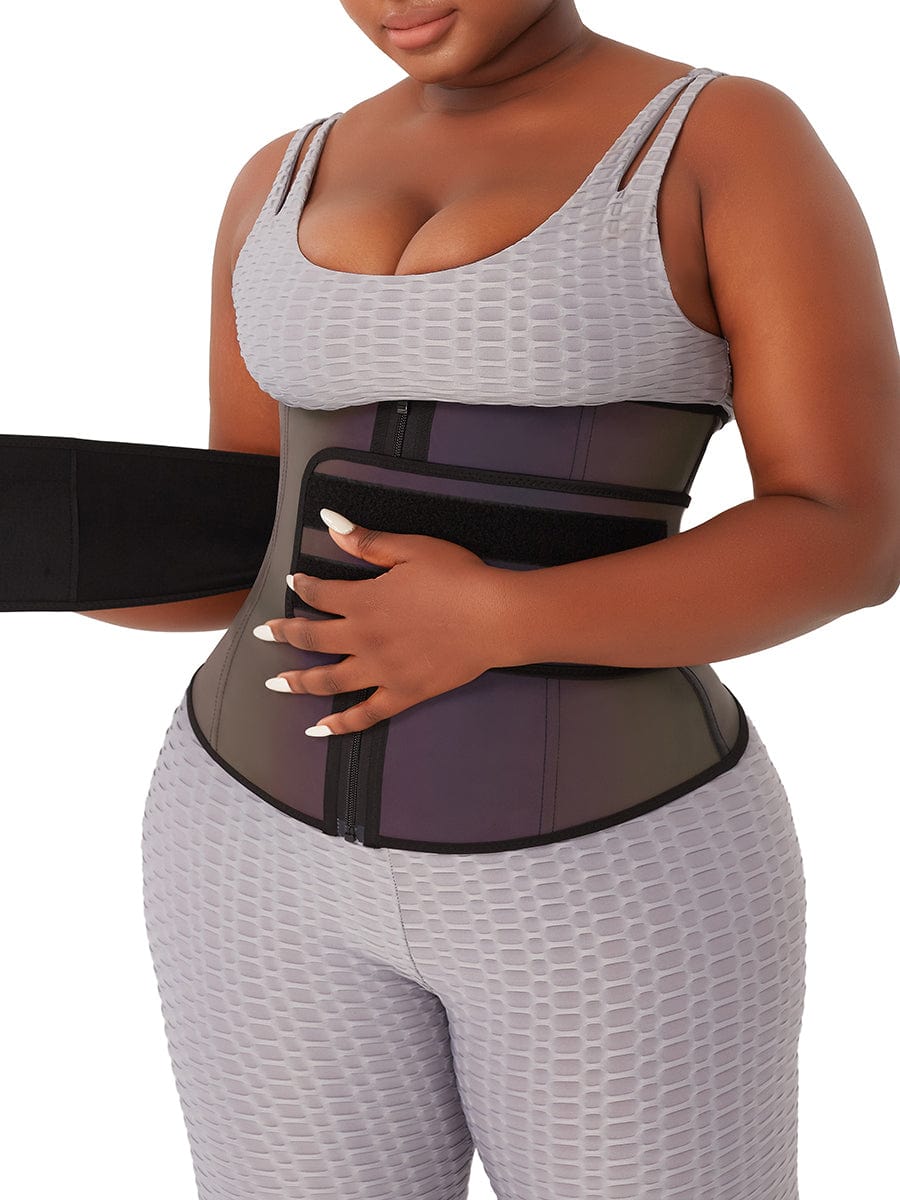 Rainbow Reflective Waist Trainer for Stylish Slimming