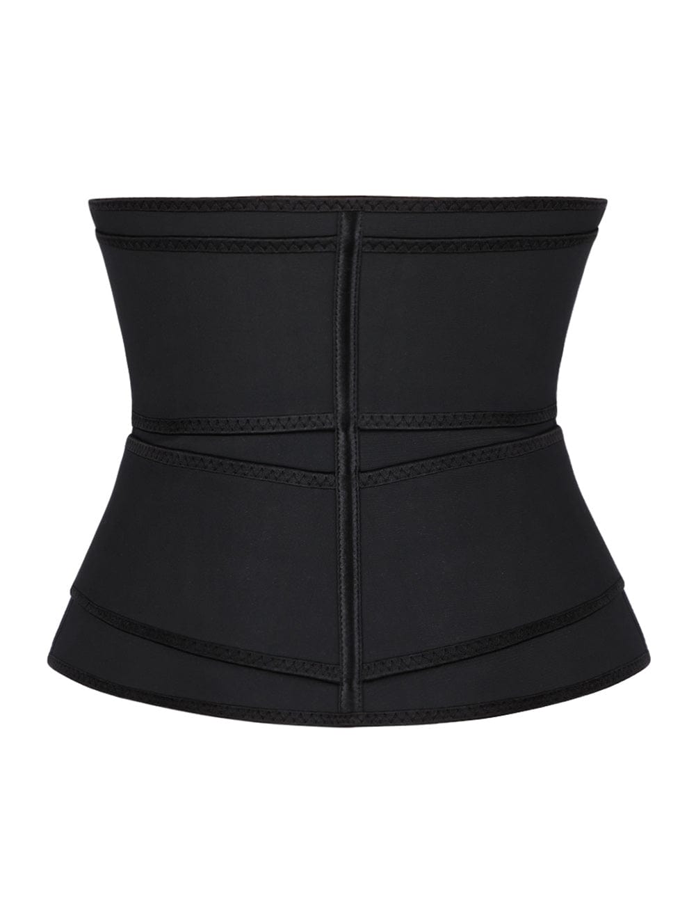 Plus Size Latex Double Belt Waist Trainer with Steel Support