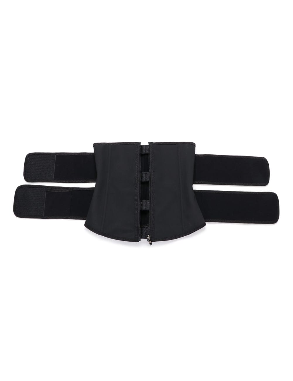 Plus Size Latex Double Belt Waist Trainer with Steel Support