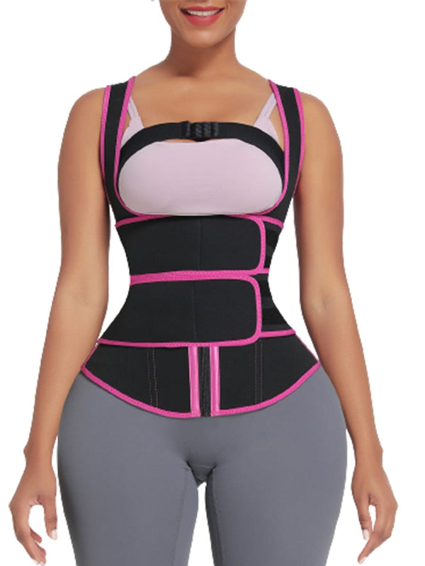 Ultimate 9-Bone Neoprene Zipper Waist Trainer