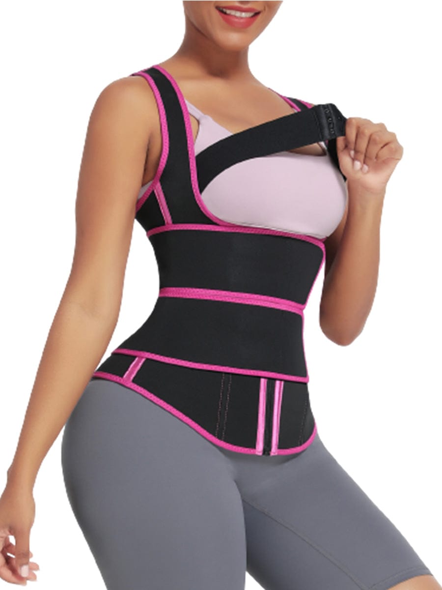 Ultimate 9-Bone Neoprene Zipper Waist Trainer