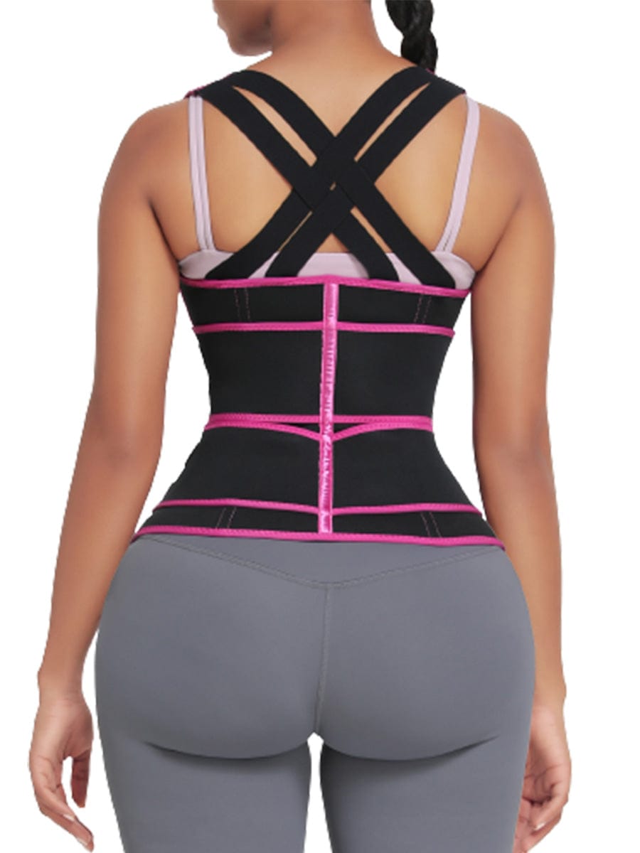 Ultimate 9-Bone Neoprene Zipper Waist Trainer