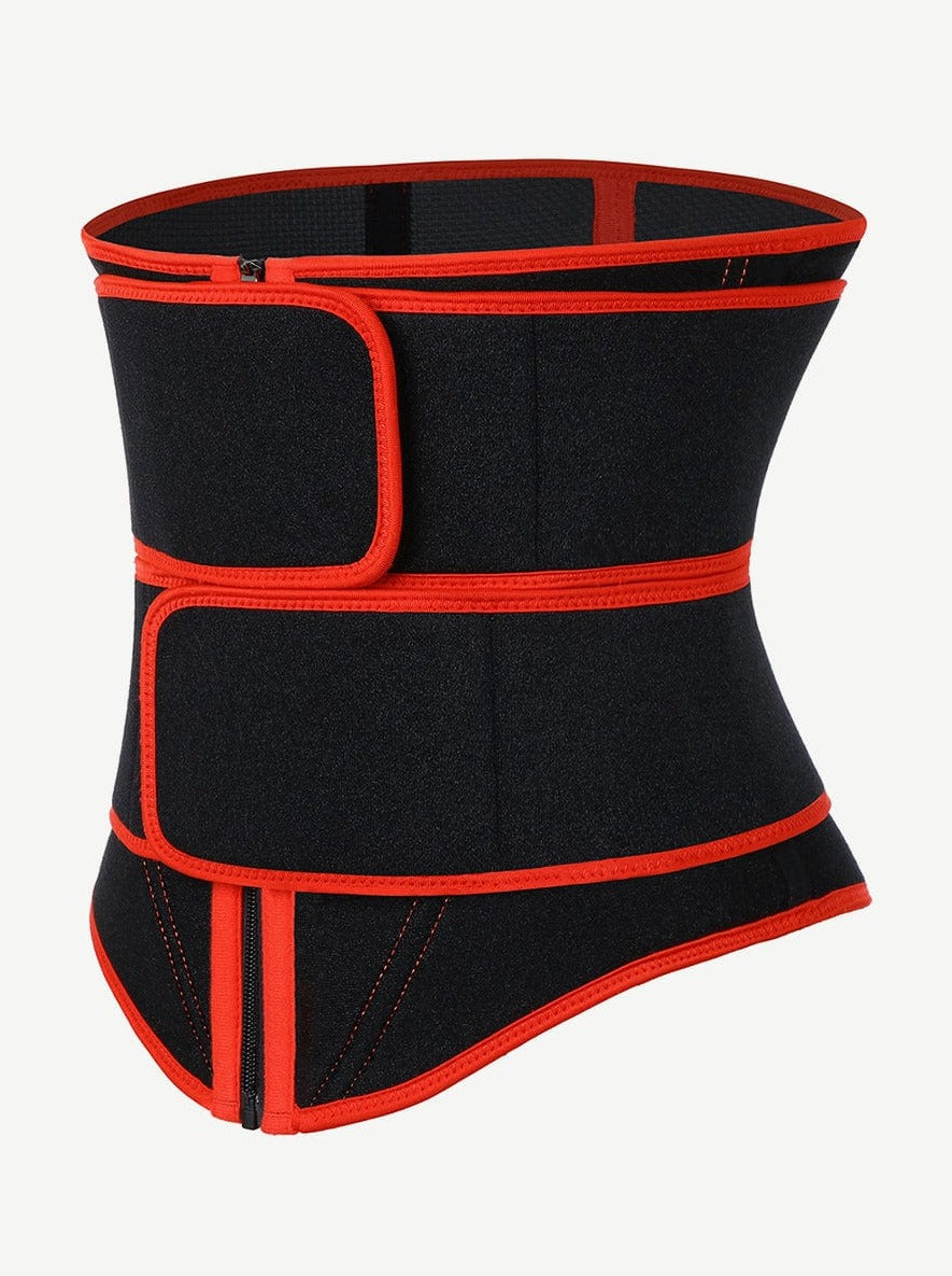 Neoprene Double Belt Waist Trainer for Optimal Slimming & Support