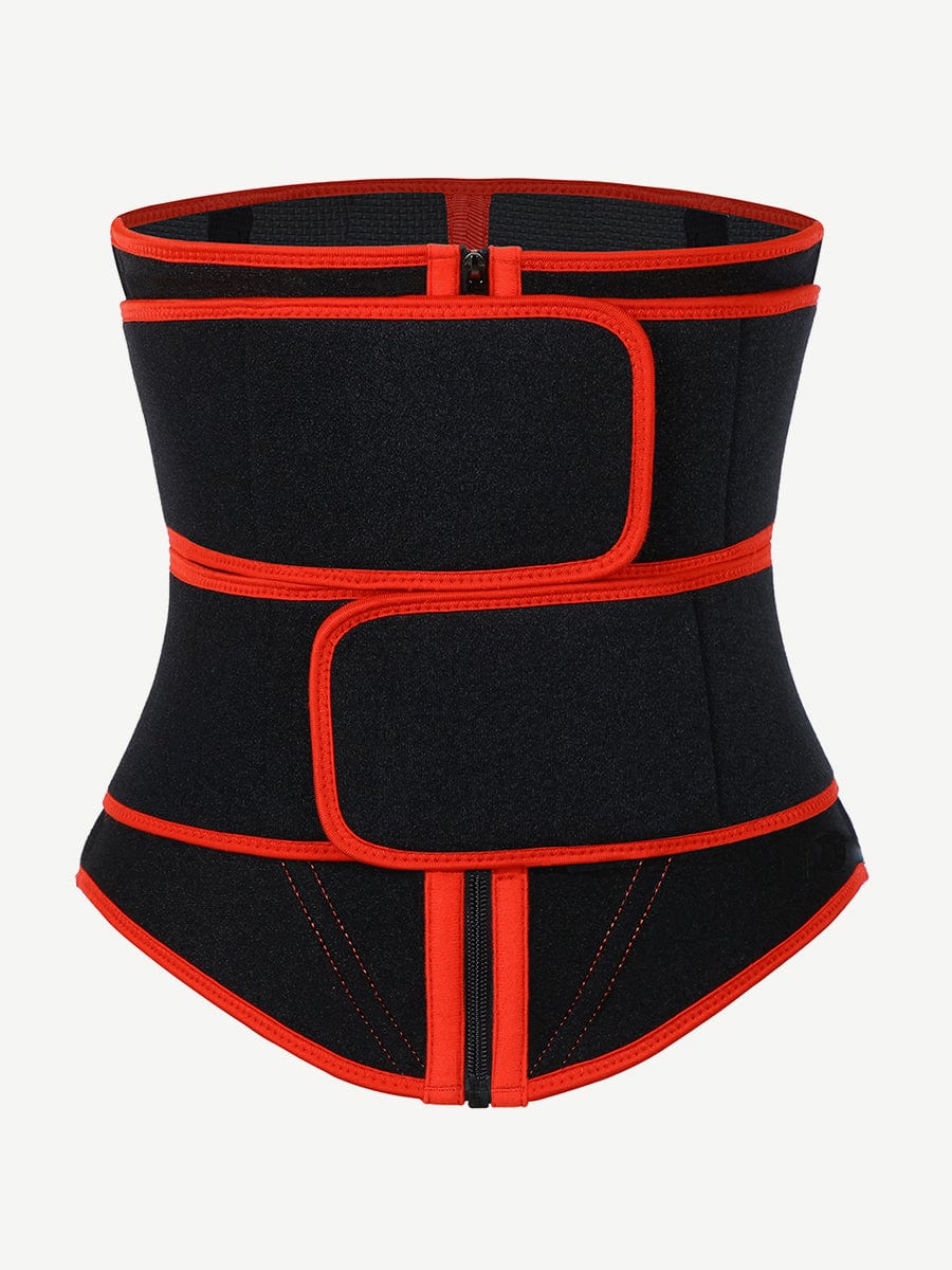 Neoprene Double Belt Waist Trainer for Optimal Slimming & Support