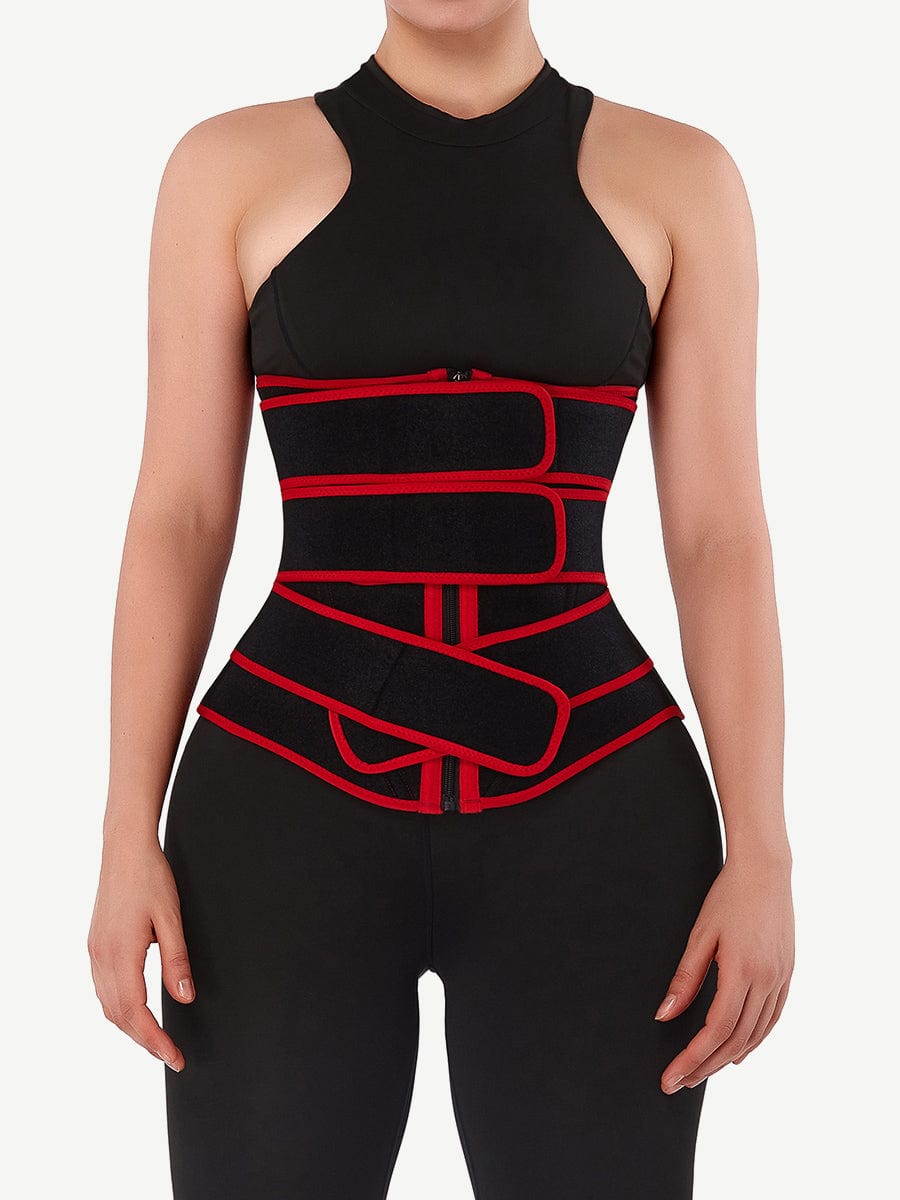 Sculpt & Slim Neoprene Zip 3-Belt Waist Trainer