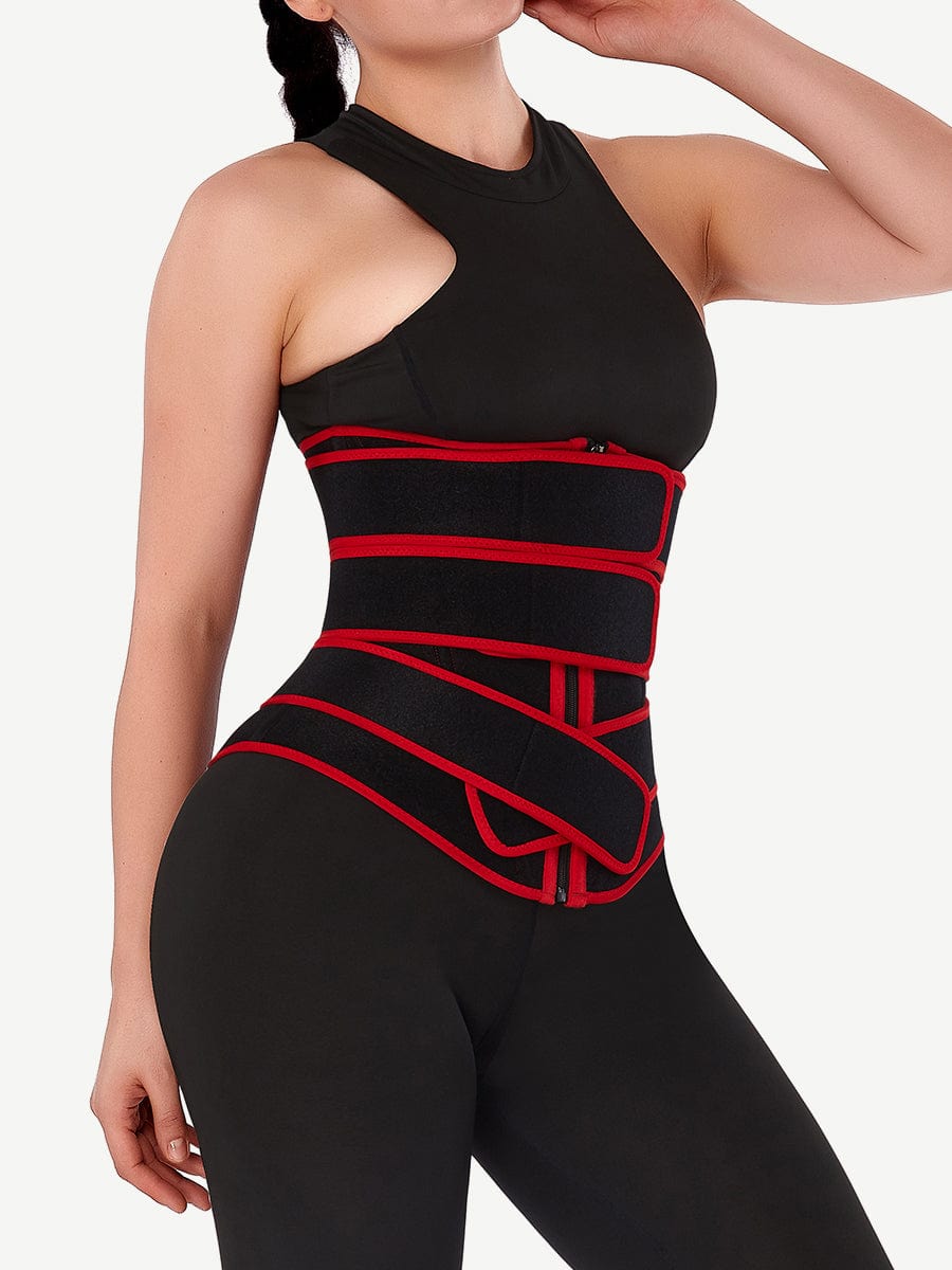 Sculpt & Slim Neoprene Zip 3-Belt Waist Trainer