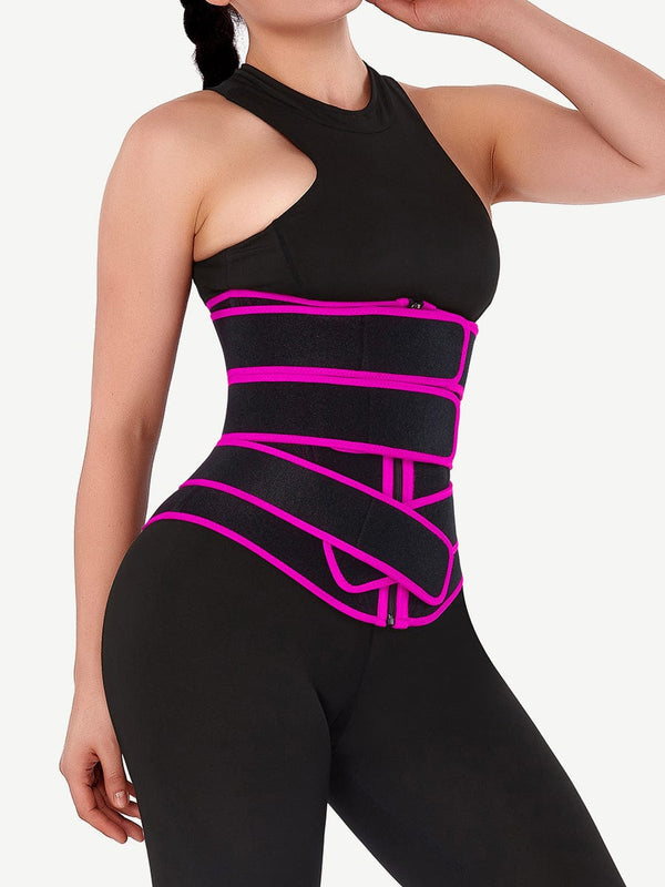 Sculpt & Slim Neoprene Zip 3-Belt Waist Trainer