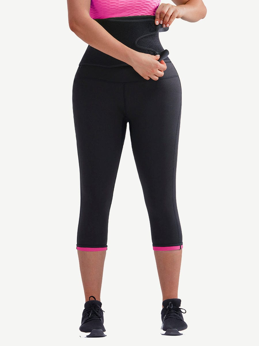Ultimate High-Waist Neoprene Shaper Pants with Adjustable Belt