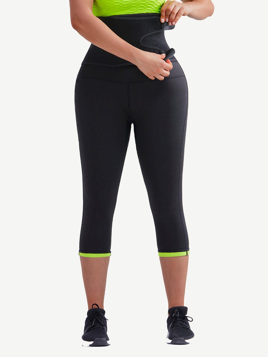 Ultimate High-Waist Neoprene Shaper Pants with Adjustable Belt