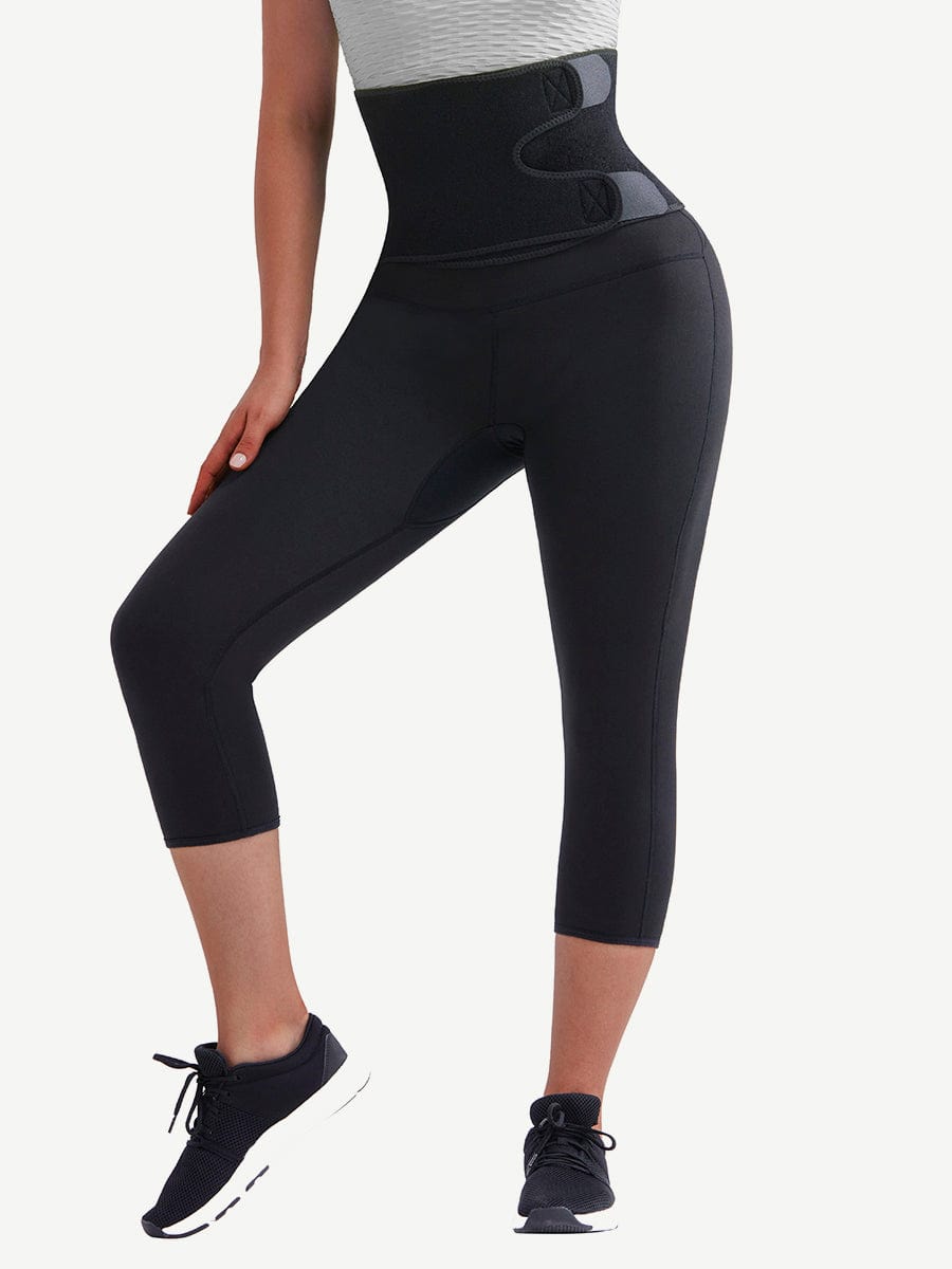 Ultimate High-Waist Neoprene Shaper Pants with Adjustable Belt