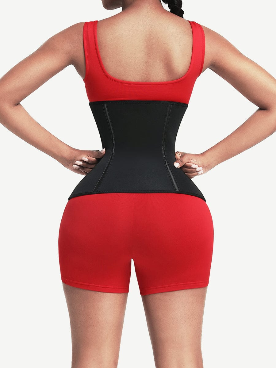 Sculpting Steel-Boned Waist Trainer with Adjustable Belt