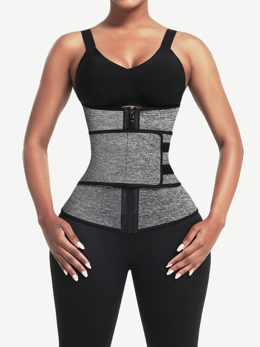 Sculpting Steel-Boned Waist Trainer with Adjustable Belt