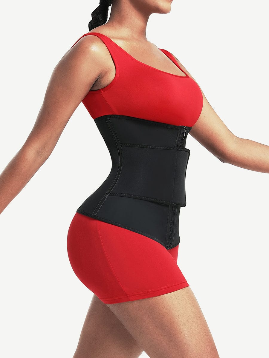 Sculpting Steel-Boned Waist Trainer with Adjustable Belt