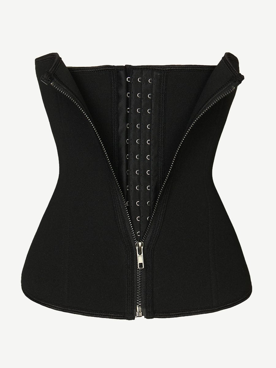 Exquisite Front Zip Plus Size Tummy Control Waist Trainer