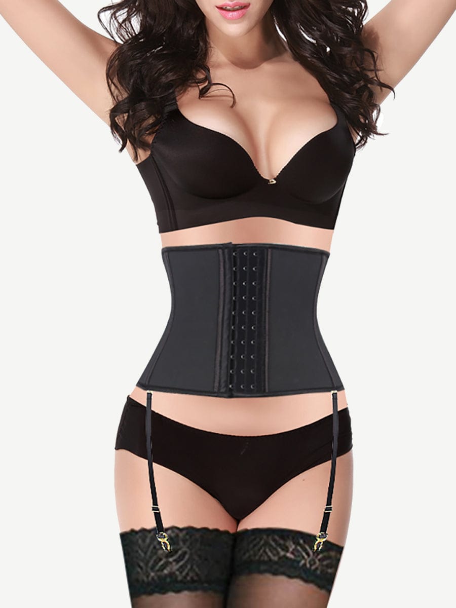 High Compression Latex Waist Trimmer Corset Vest for Flawless Tummy Control