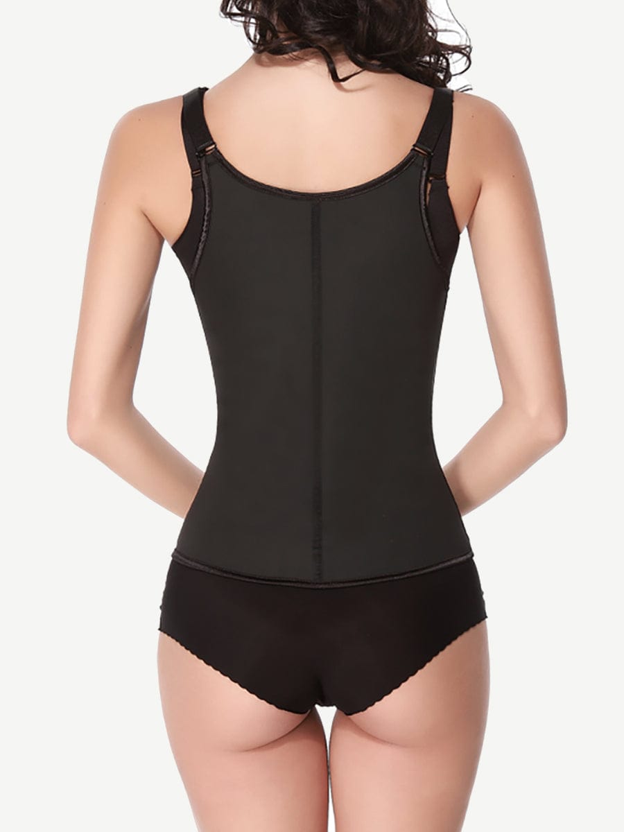 High Compression Latex Waist Trimmer Corset Vest for Flawless Tummy Control