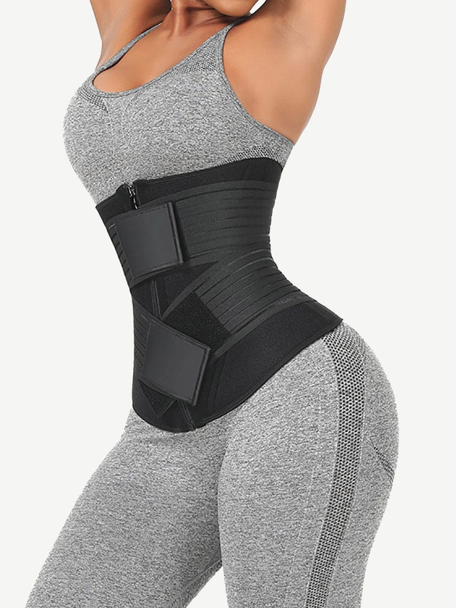 Fat-Burning Neoprene Waist Trainer with Double Elastic Bands