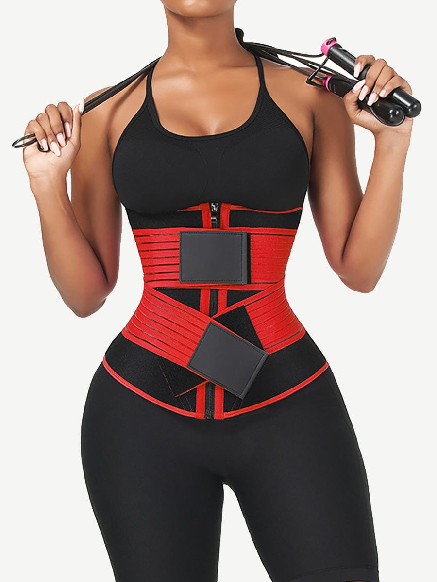 Fat-Burning Neoprene Waist Trainer with Double Elastic Bands