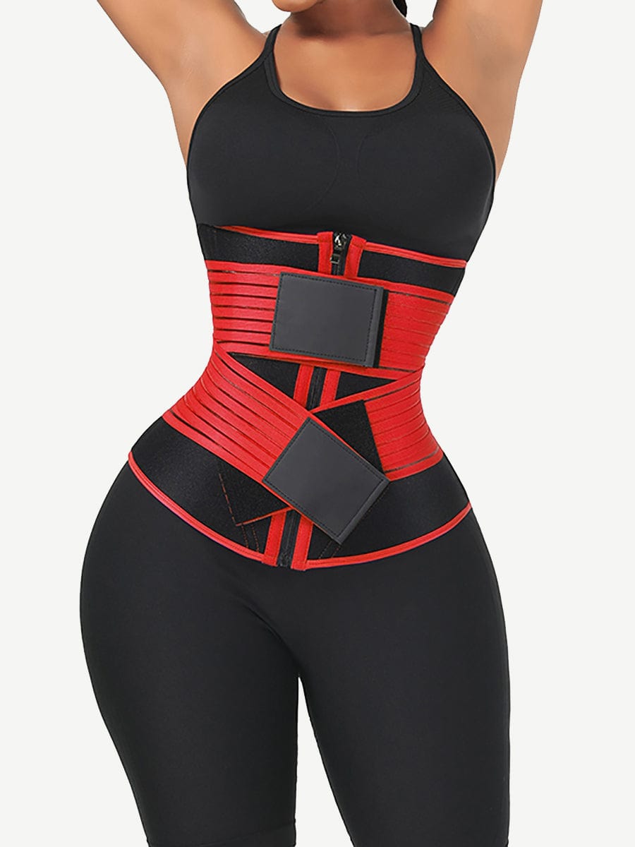 Fat-Burning Neoprene Waist Trainer with Double Elastic Bands