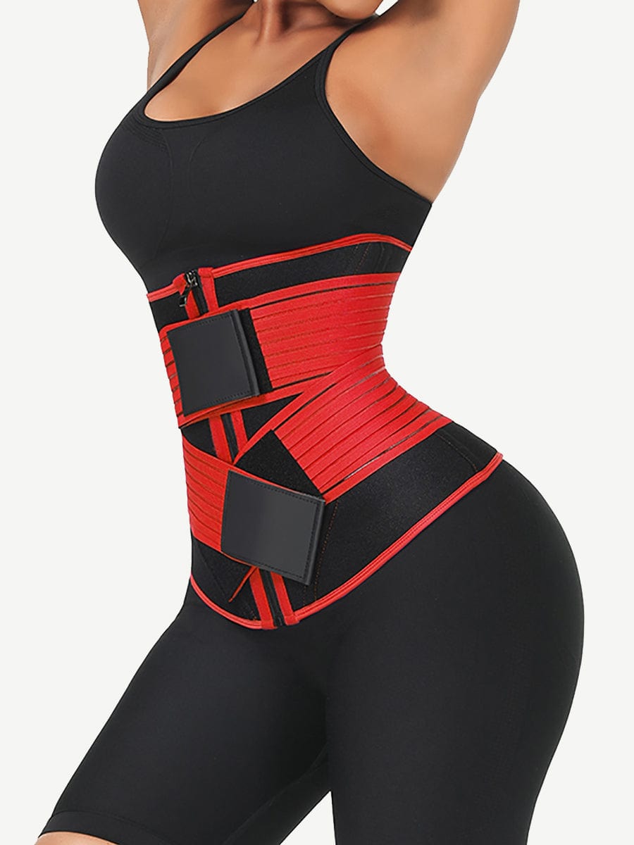 Fat-Burning Neoprene Waist Trainer with Double Elastic Bands