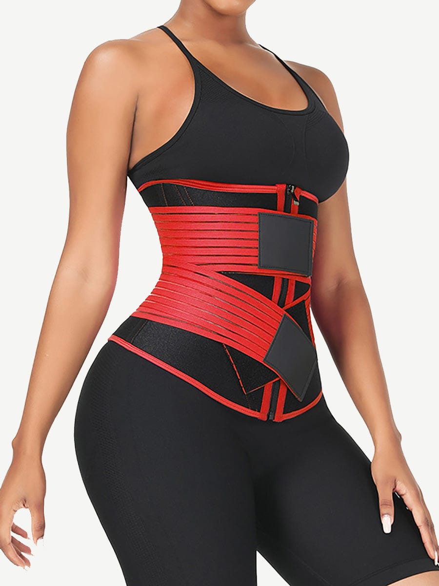 Fat-Burning Neoprene Waist Trainer with Double Elastic Bands
