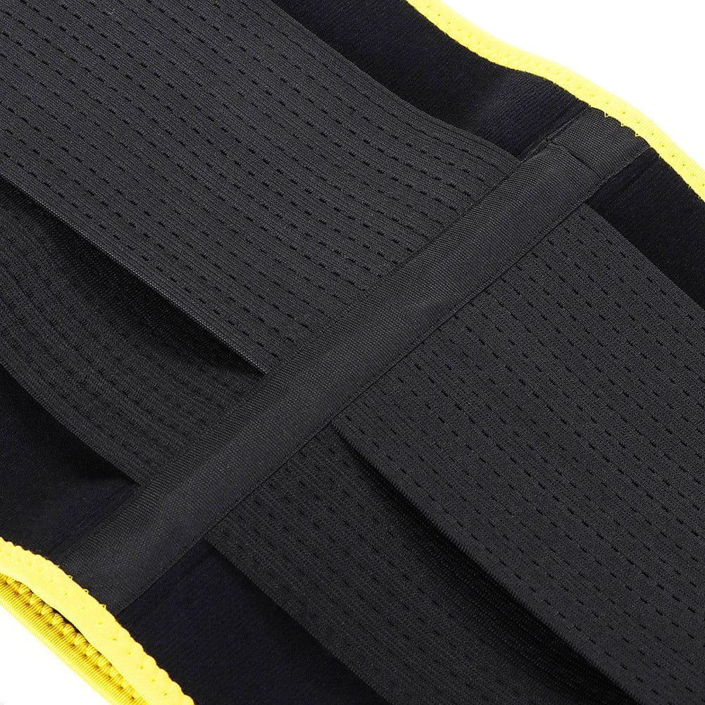 Vibrant Yellow Detachable Waist Cincher with Back Support