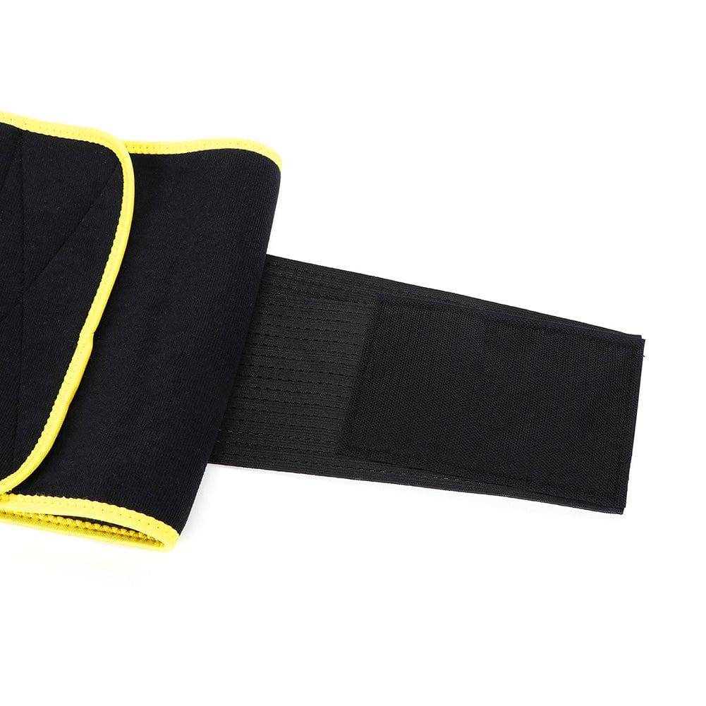 Vibrant Yellow Detachable Waist Cincher with Back Support