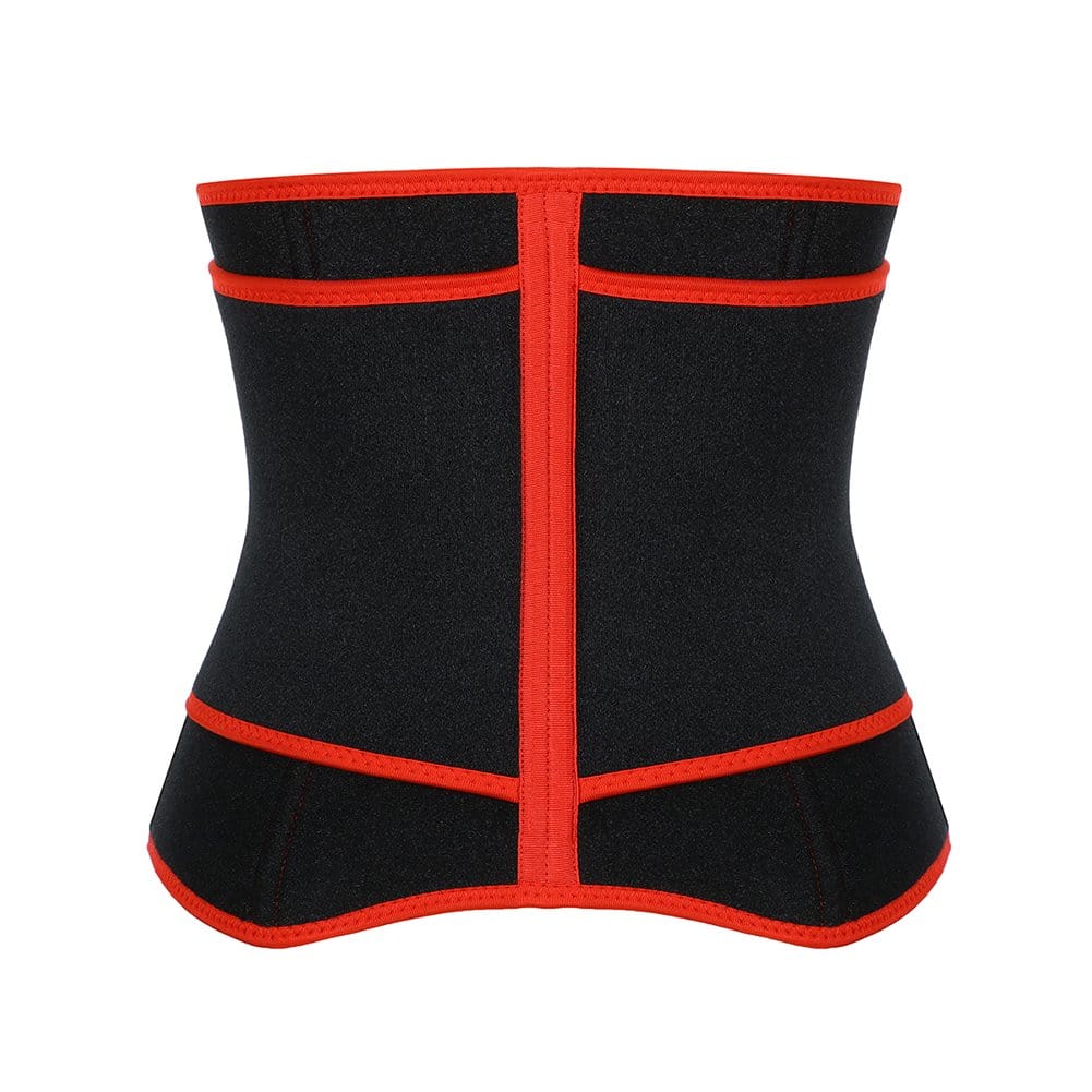 Ultimate Black Neoprene Waist Trainer with Steel Support