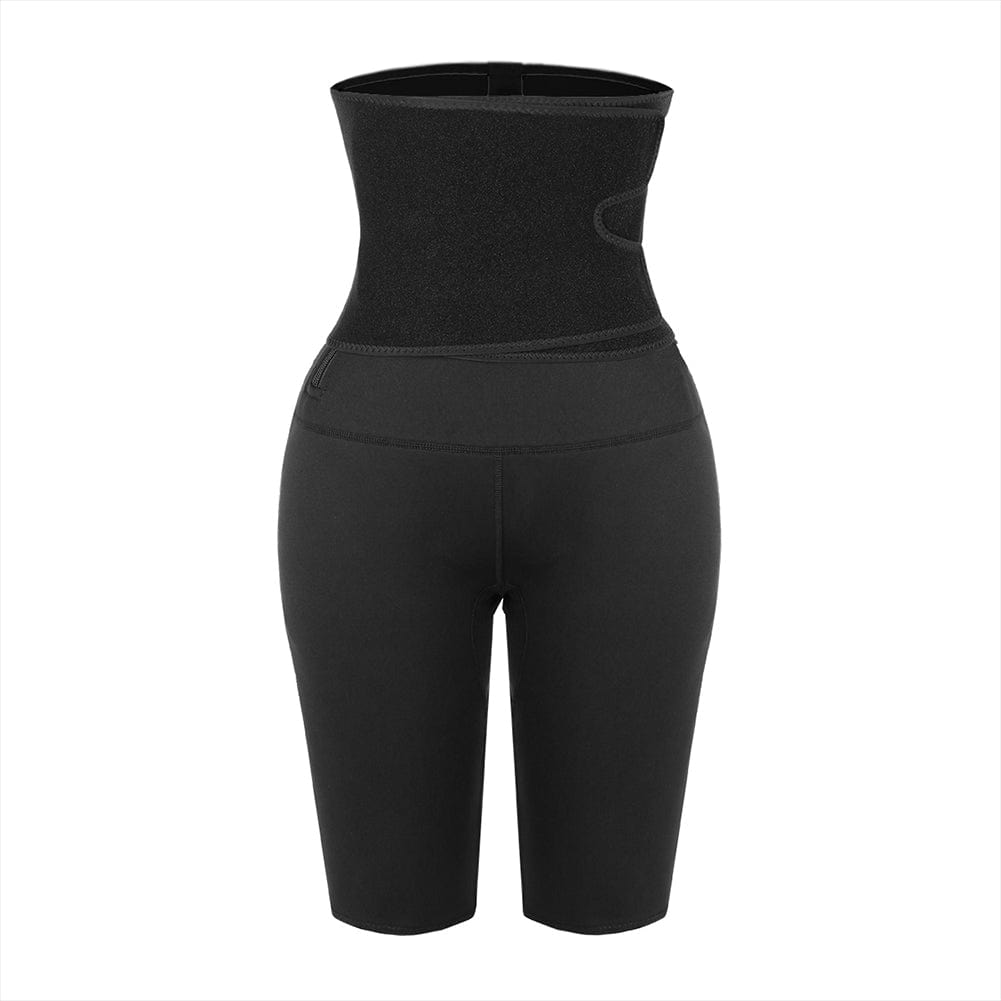 Sleek High-Waisted Neoprene Body Sculpting Shorts