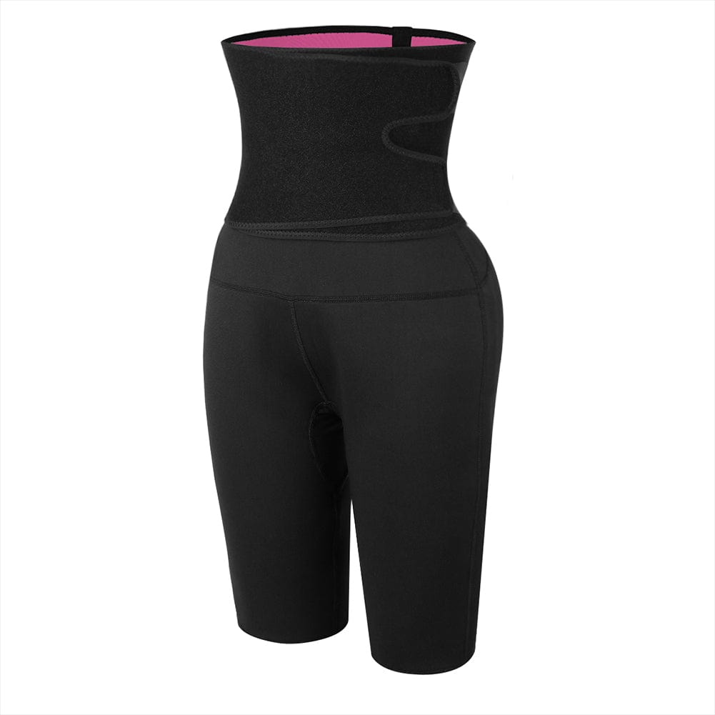 Sleek High-Waisted Neoprene Body Sculpting Shorts