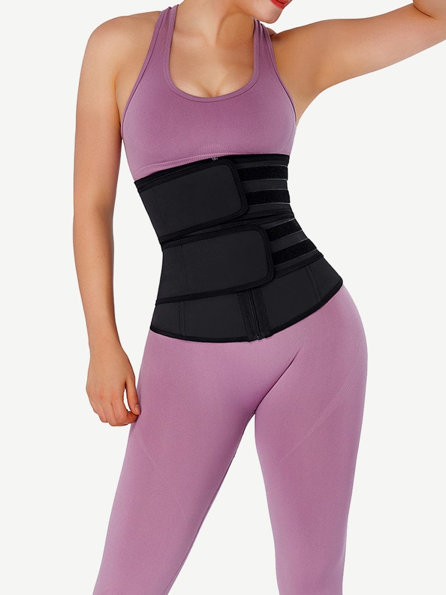 Sculpting Hourglass Waist Trainer with Double Belts