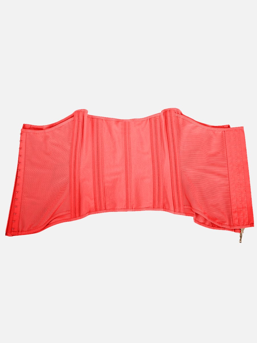 High Compression Steel Bone Waist Trainer with Luxurious Golden Details