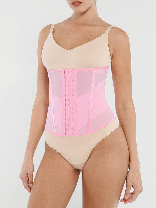 Breathable Mesh 7 Steel Boned Waist Trainer for Hourglass Shape